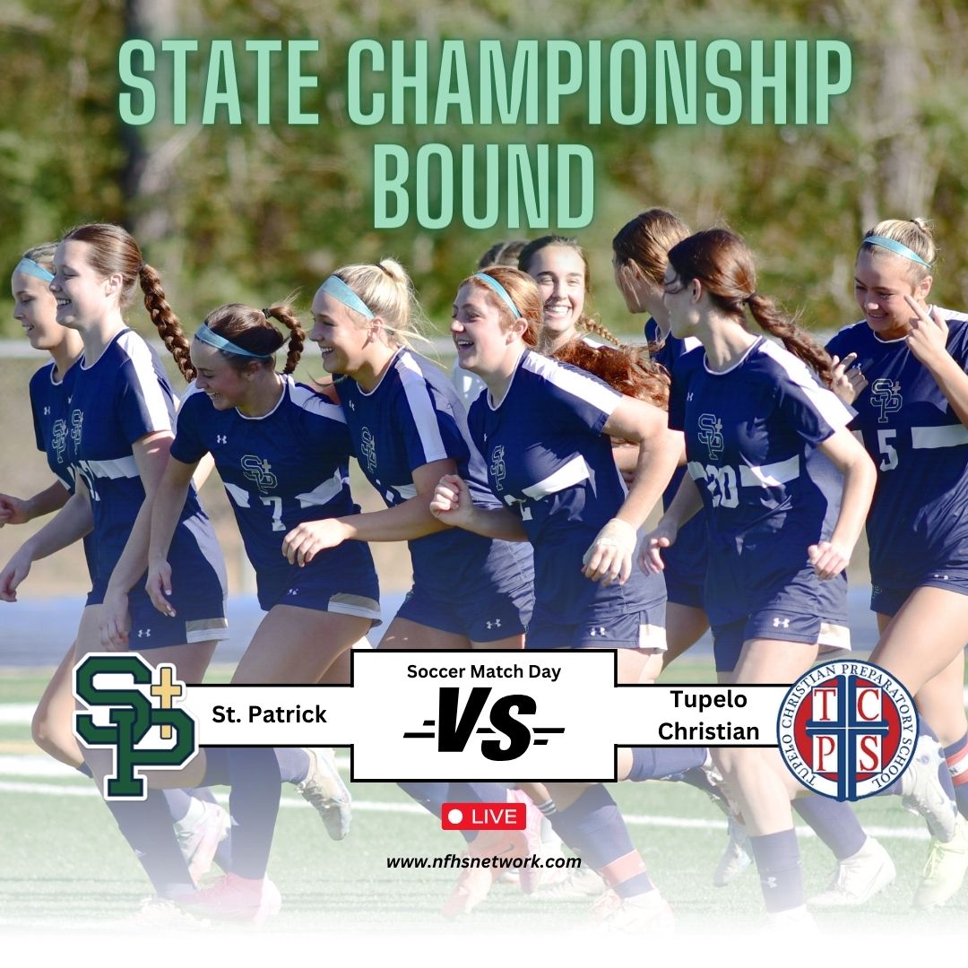 Good Luck to our Lady Irish Soccer Team as they defend their State Title TONIGHT in Madison against Tupelo Christian Academy!

Help us wish them luck and come back reigning champions!