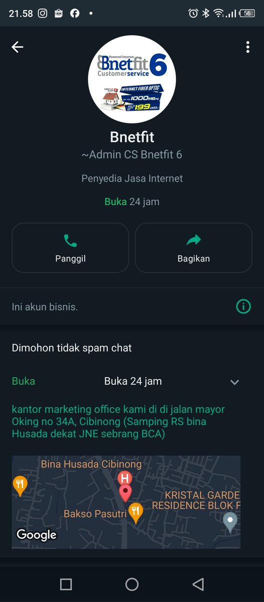 didisco69's tweet photo. 24 jam tokai!!! di chat ceklis satu.., udh langganan 1thn lebih kayanya mau ganti udh gak bisa nerima respon admin nya.
seminggu ini lemot.

info jasa internet pondok rajeg  cibinong selain #bnetfit  #bnetfit https://t.co/8fP2ZL0faK