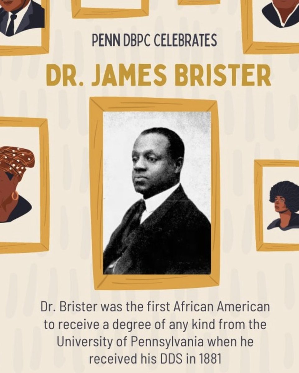 We close out our week of celebrating #blackhistoryheroes at The University of Pennsylvania by celebrating Dr. James Brister! Thank you for celebrating #BlackExcellence with us this month!