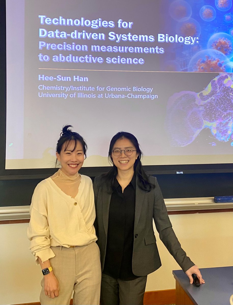 JHUMECHE (@jhumeche) on Twitter photo Dr. Hee-Sun Han from @mechseILLINOIS, right, visited us yesterday for our Spring Seminar Series, hosted by <a href="/fromHurLab/">SJ Claire Hur</a>.
Fantastic talk, thank you Dr. Han! Dr. Hee-Sun Han from @mechseILLINOIS, right, visited us yesterday for our Spring Seminar Series, hosted by <a href="/fromHurLab/">SJ Claire Hur</a>.
Fantastic talk, thank you Dr. Han!