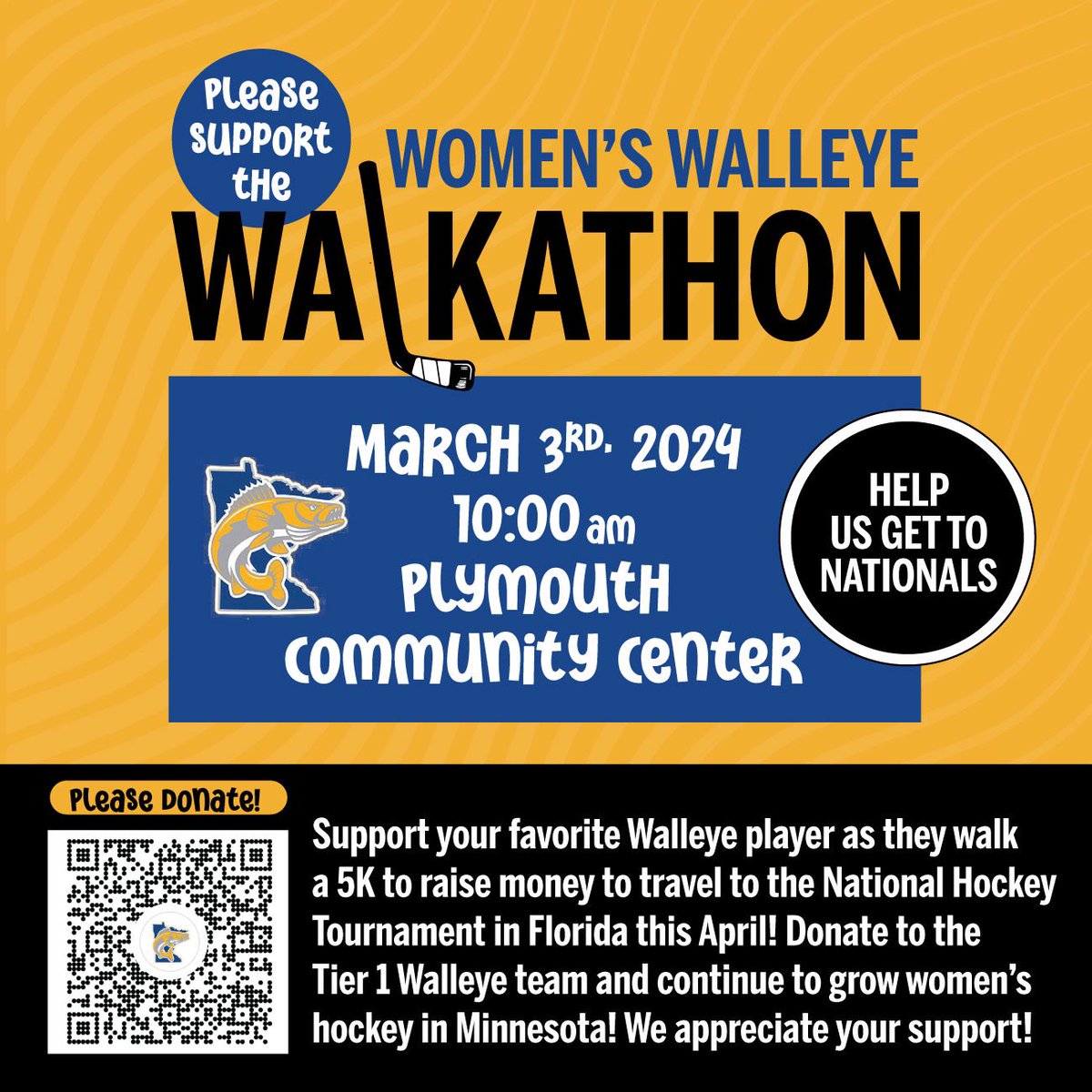 🐟💵Walleye Fundraiser💵🐟

Check out the pics below for great opportunities to help our Girls 14U Tier 1 team make it to Nationals!