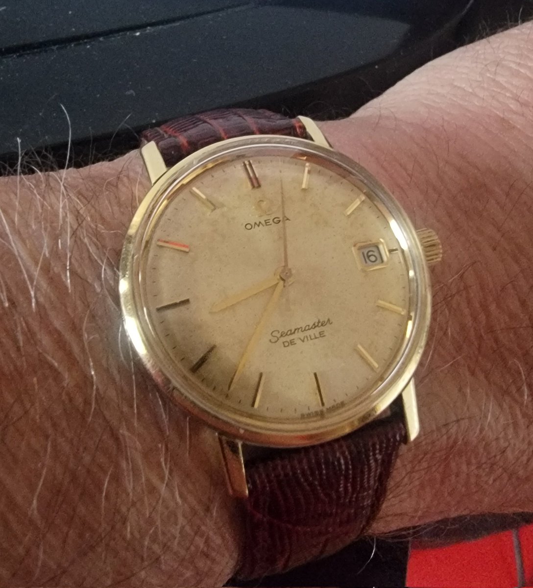 'Old school '. @omegawatches ,#vintagewatch