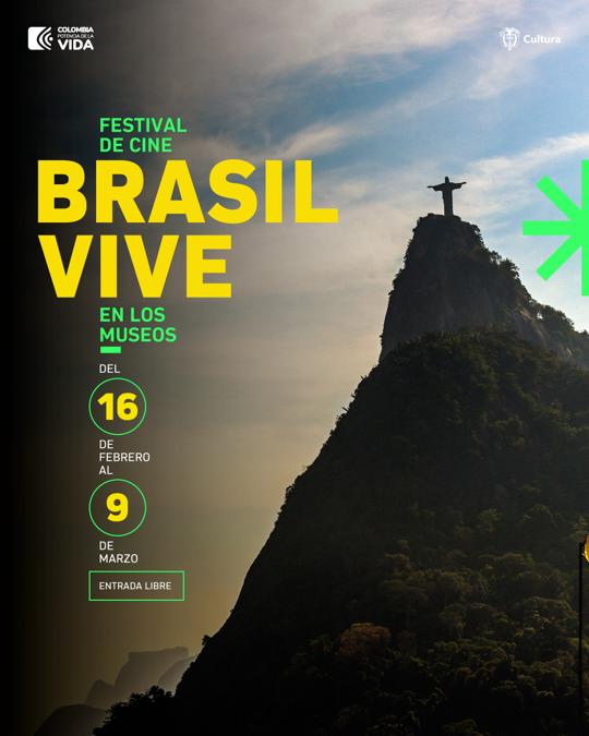 CorralMuseo's tweet photo. El Museo Nacional de Colombia, Ministerio de las Culturas, las Artes y los Saberes, y la Embajada de Brasil presentan "el festival de cine Brasil Vive en los Museos", https://t.co/ndRiq7n2TF