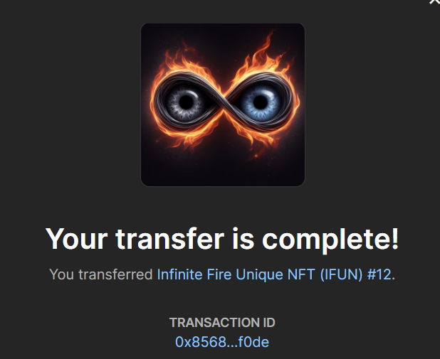 BwBstudio's tweet photo. 🎉ROUND IX. GIVEAWAY:
Results Announcement! 🚀
Infinite Fire Unique NFT
Congratulations to the 3 winners:
1. @BCSgrabber
2. @hidi_f14110
3. @NagyEnd42423068
Check Your address
Congratulations on winning the Infinite Fire Unique NFTs!
🔥 #IFUN #GiveawayWinners #Congratulation https://t.co/paXvHyHe3y