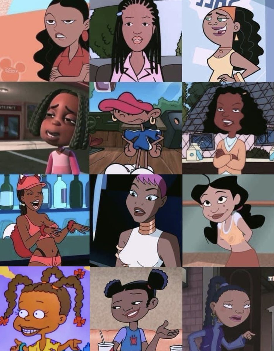 Today we celebrate some of our favorite Black animated girlies 💅🏽