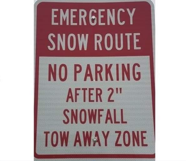 Snow routes are in effect immediately until Sat morning at 6:00AM. All vehicles on emergency snow routes must be moved. During a snowfall where an accumulation of two or more inches occur, vehicles may not park or remain parked on designated streets. myrantoul.com/faq.aspx?qid=1…