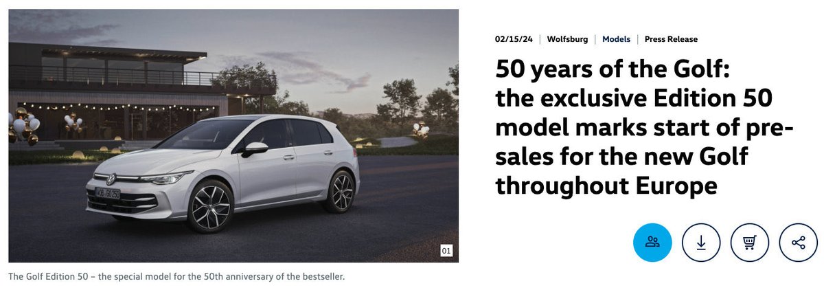And absolutely no-one saw this coming! #VWGolf #VW volkswagen-newsroom.com/en/press-relea…
