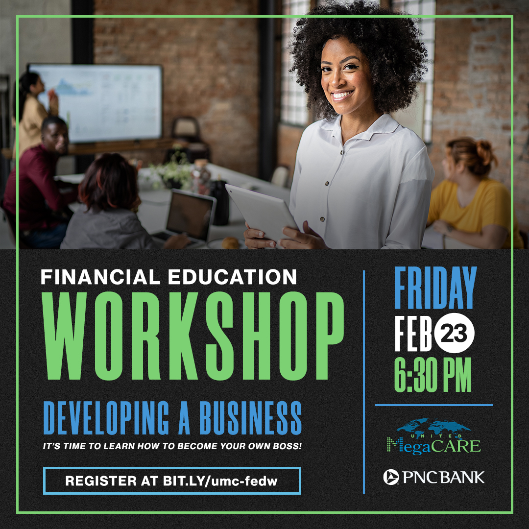 #FinancialLiteracy is the gateway to freedom. At our next financial education workshop, you’ll learn how to increase your income and your independence by developing a business. We’ll meet at @TPHDallas on Friday, Feb. 23 at 6:30 p.m. Sign up at bit.ly/umc-fedw