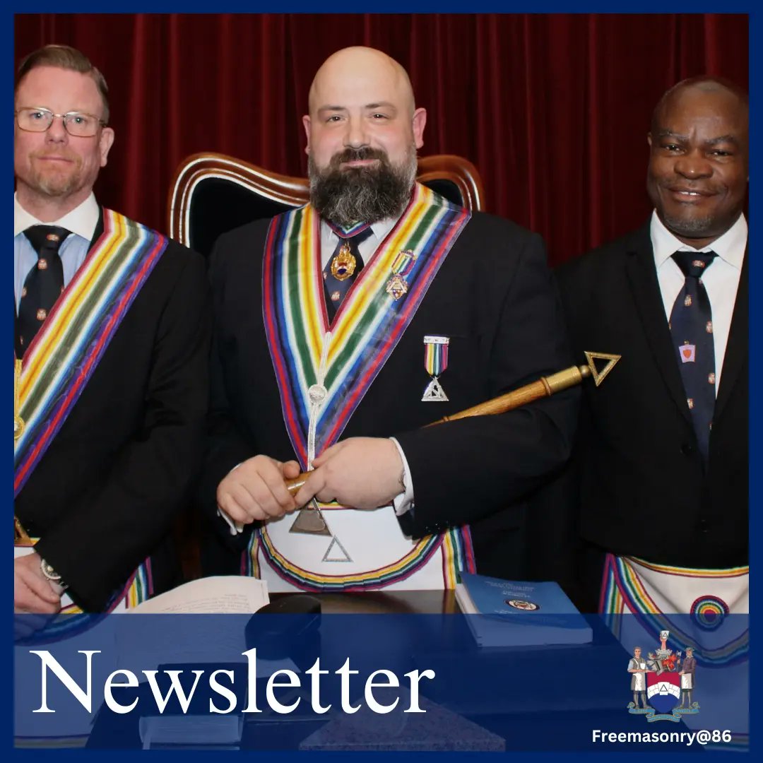 Get that #FridayFeeling with this week’s Freemasonry@86 News update! 📰 🌟 Read the full newsletter by clicking on the link here - 
drive.google.com/file/d/1C26wbs…