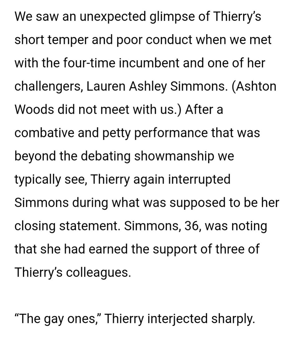 It's wild that @ShawnieT146 can't help herself from reminding us that she's nothing more than a bully with a temper. 

Glad the Chronicle got it, right.  LFG, @LASimmonsTX146!! 🔥
#TheGayOnes