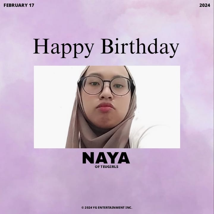 teugirlsdump's tweet photo. HAPPY BIRTHDAY NAYA🎉
✅17.02.2024
#TEUGIRLS #NAYA #HAPPYBIRTHDAY #NAYADAY #17022024 https://t.co/V0xuVsmt3f