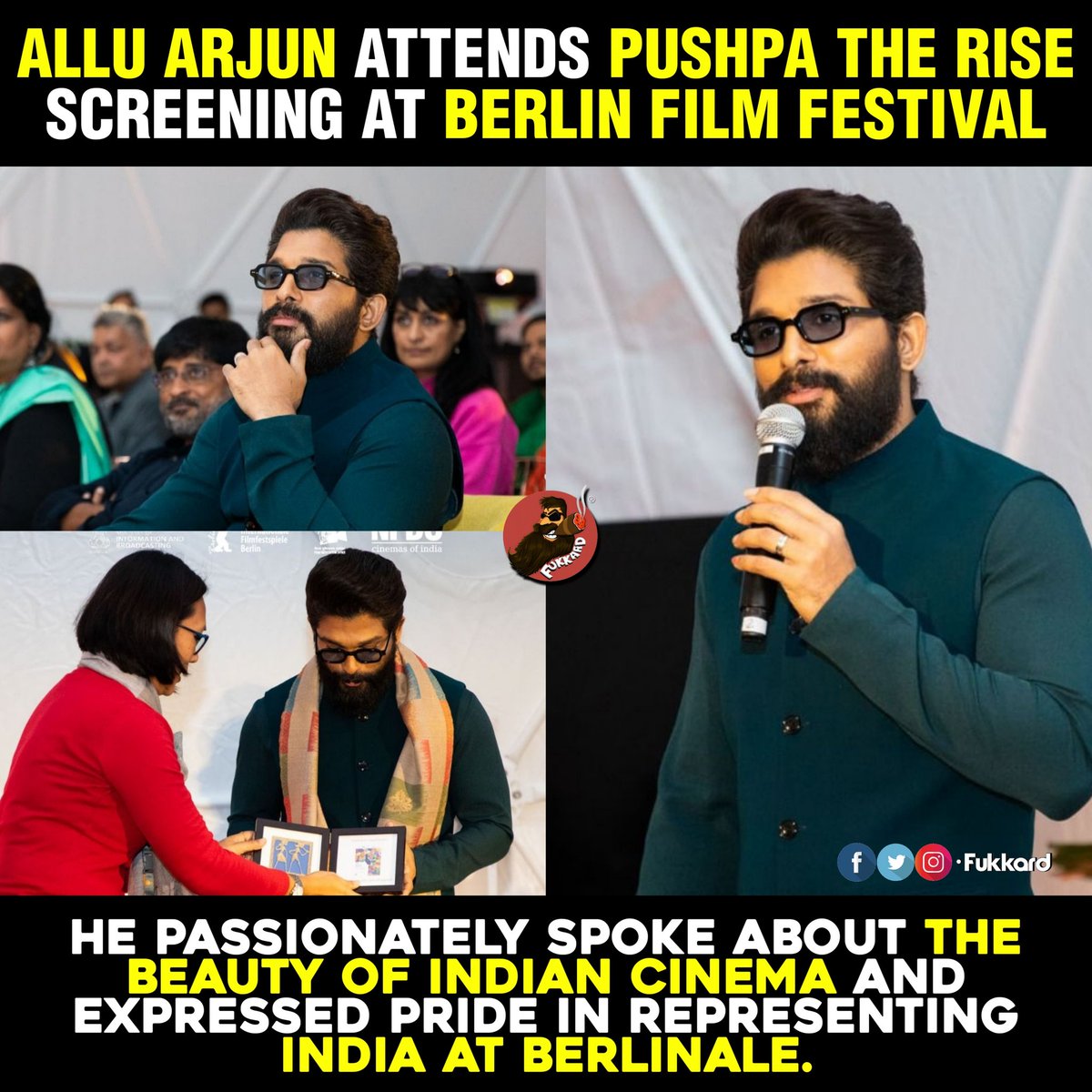 #AlluArjun #BerlinFilmFestival