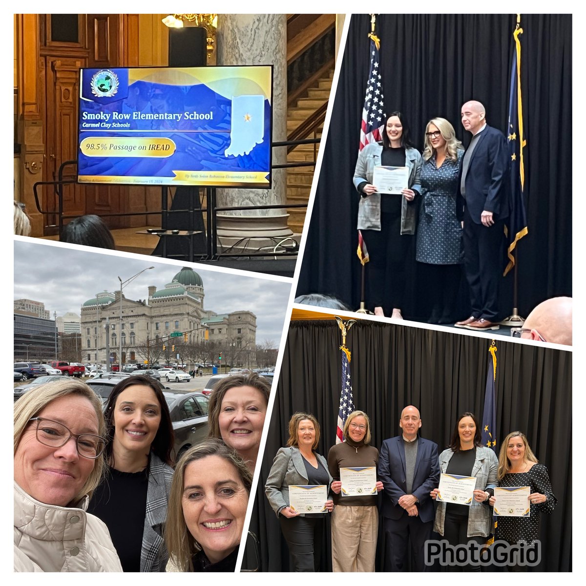 Proud to represent SRE and the awesome efforts of our staff and students downtown at the statehouse this week! Congratulations! 🚀