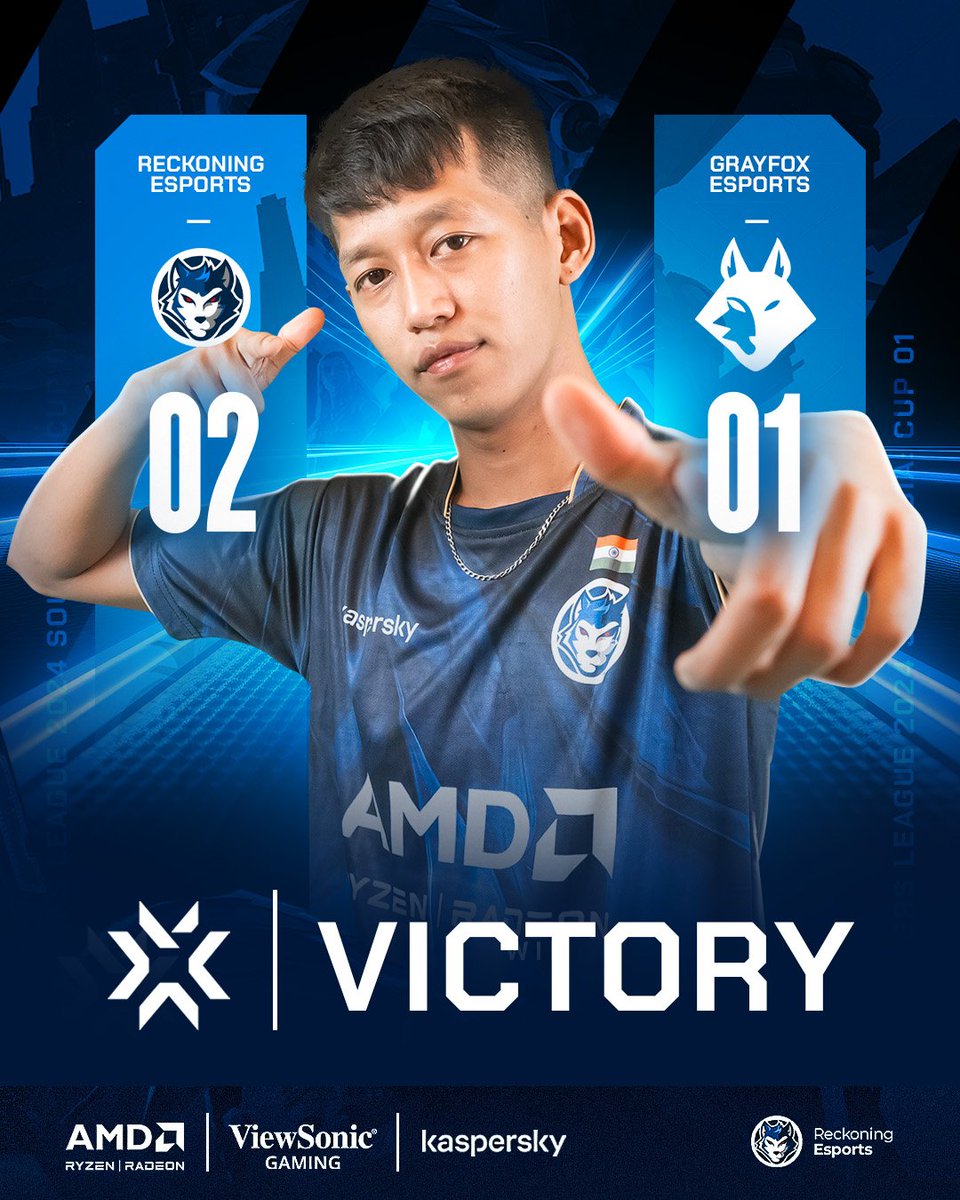 ReckoningIndia's tweet photo. Well, all the mathematics and calculating aside..

We clutch the series out with a 2-1 win 💪
See you guys soon.

#UnleashTheReckoning #VCSA #RGEvsGRY https://t.co/RRWBNmT12J