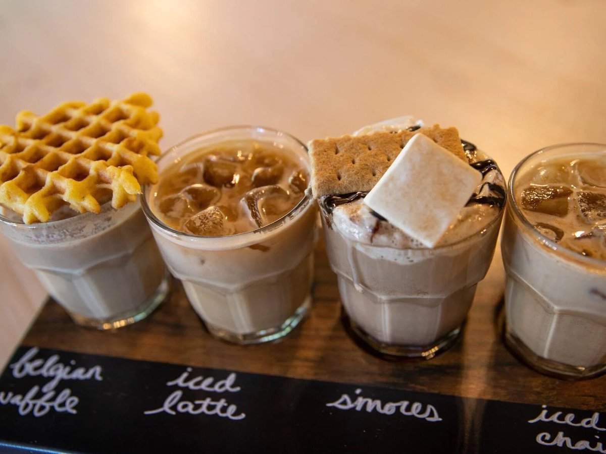koi_takleef's tweet photo. Let’s go iced coffee tasting https://t.co/pvKqSE3zt0