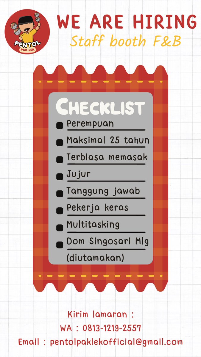 dea_radista's tweet photo. @Lokermalang @lokermalangraya @infomalang https://t.co/VbsepODxaW