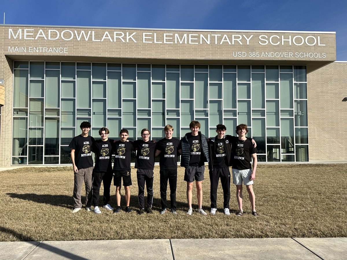 Good luck to this crew today as they take on State Swim!! Go Jags!  ⁦<a href="/achs_swim_dive/">ACHS Swim & Dive Team</a>⁩
