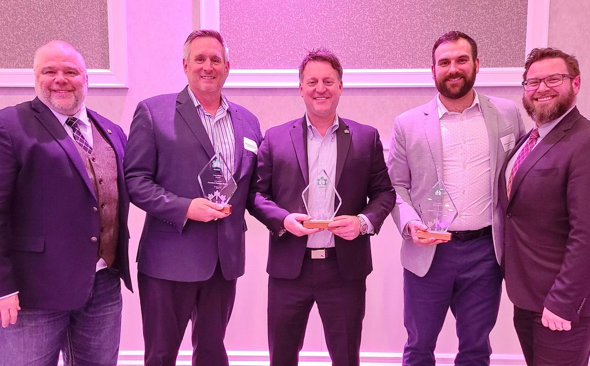 Three members of the local housing industry are honoured with 2024 Special Achievement Awards from <a href="/GOHBA_Ottawa/">Ottawa Home Builders</a>
bit.ly/3UJpXai 
.
<a href="/amstedDB/">Amsted Design-Build</a> <a href="/ottawakitchens/">Laurysen Kitchens</a> 
#homebuilding #renovations #Ottawahomes