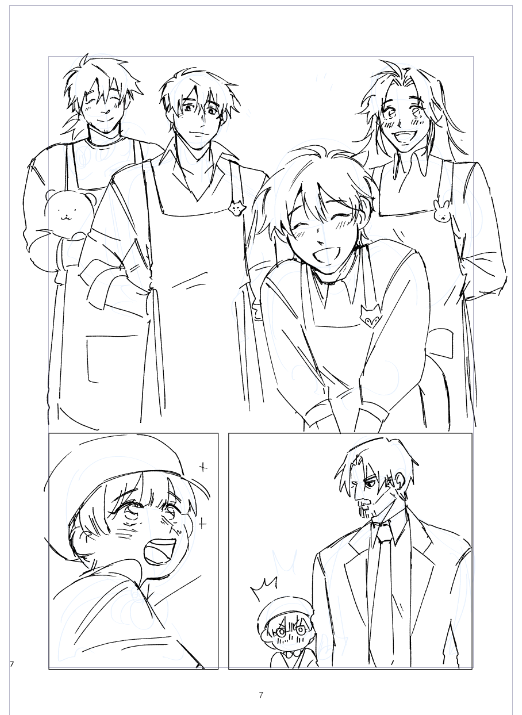 mini meryl for kindergarten au I found!!! maybe i'll finish the comics and post them one day 
