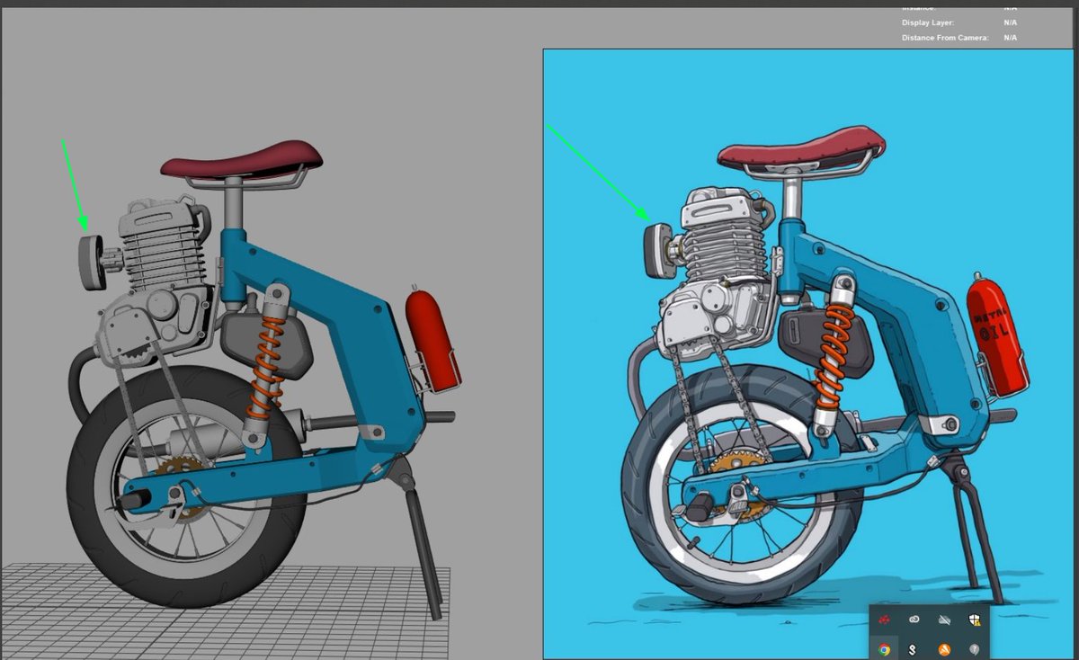 @gatring3 Hey @gatring3 ! I start and almost finish a model base on your amazing work but a can't figure what is the little thing in the front. is it a bumper or light or else? help me please! :)