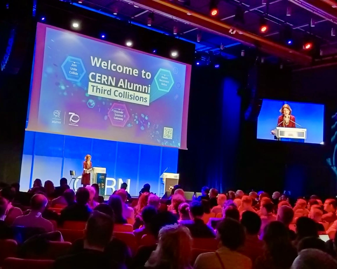 cernalumni's tweet photo. ✨What an incredible three-day journey it's been at the #CERNAlumni #ThirdCollisions #event!

A heartfelt THANK YOU goes out to each and every one of you who contributed to making Third Collisions an unforgettable experience!🙌

Thank you and see you at Fourth Collisions in 2027! https://t.co/CO6jh1z1pi