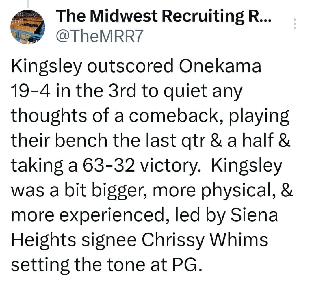 KimberlyWhims's tweet photo. The STAGS keep rollin! They're at 10-2, with 7 dubs in a row. Just beat state champ Glen Lake and are a close second in the conference. Keep it going girls! 🎯 @ChrisWhims @KASAthletics @Trevor_Huffman  @WillsLee7 @TCREsports @JamesCook14 https://t.co/hAvimj3tml