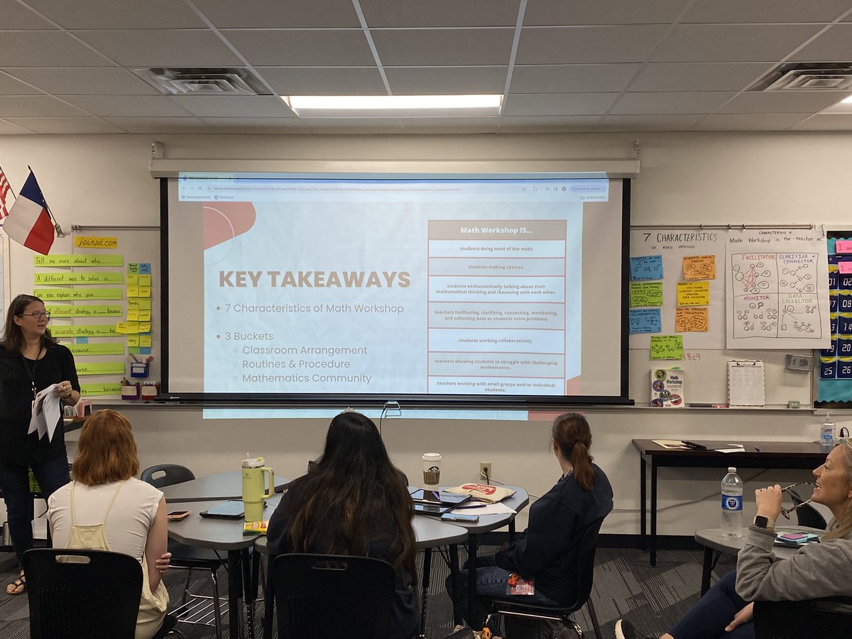 HiltonCooper's tweet photo. Started my day digging deeper into Math Workshop with @SLeishmanDCE ππ» Itβs hard to think of a time recently that Iβve learned so much in such a short amount of time. #CISDLearns https://t.co/7e3DQ1Yqhi