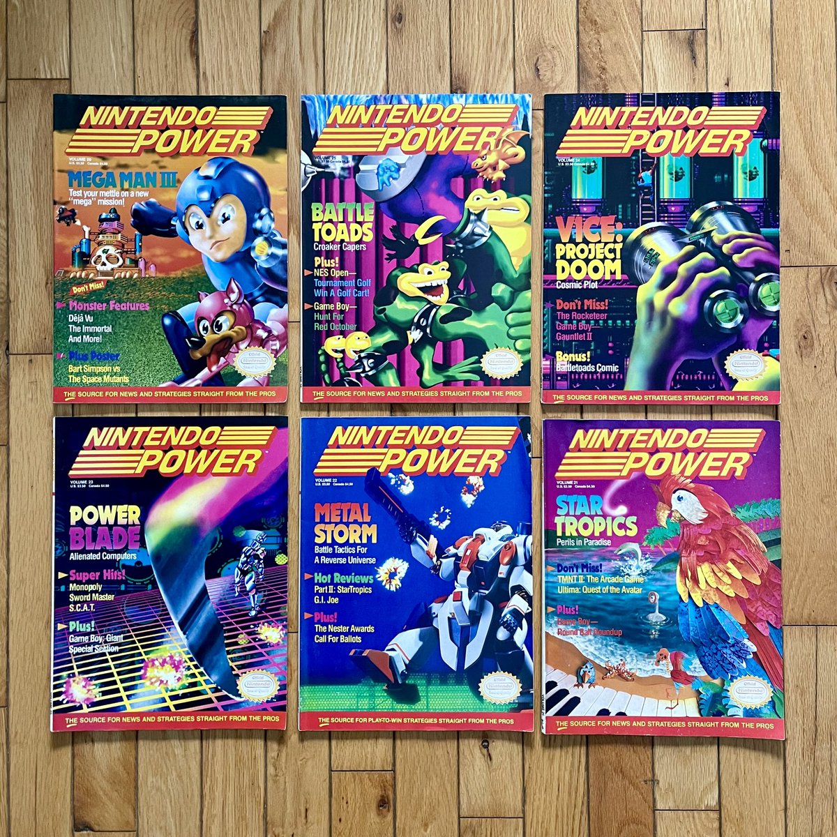 JosephFGStewart's tweet photo. New collection unlocked
#nintendo #nintendopower #megaman #startropics #battletoads #powerblade #metalstorm #viceprojectdoom https://t.co/i90LQa8fN9