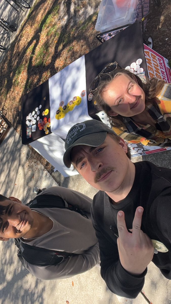 _CMG2001_'s tweet photo. Nothing to see here @TPUSA Just spontaneous acts of free speech with “fixed structures” @tpusastudents 

@tpusafaith | @tpusa_gulf | @TPUSA_CITRUS 

#biggovsucks #tpusa #freedom #freethefirst #fixedstructures #tablesarefreespeech #USF #GoBulls #StayStrong https://t.co/x0z6JBspJD