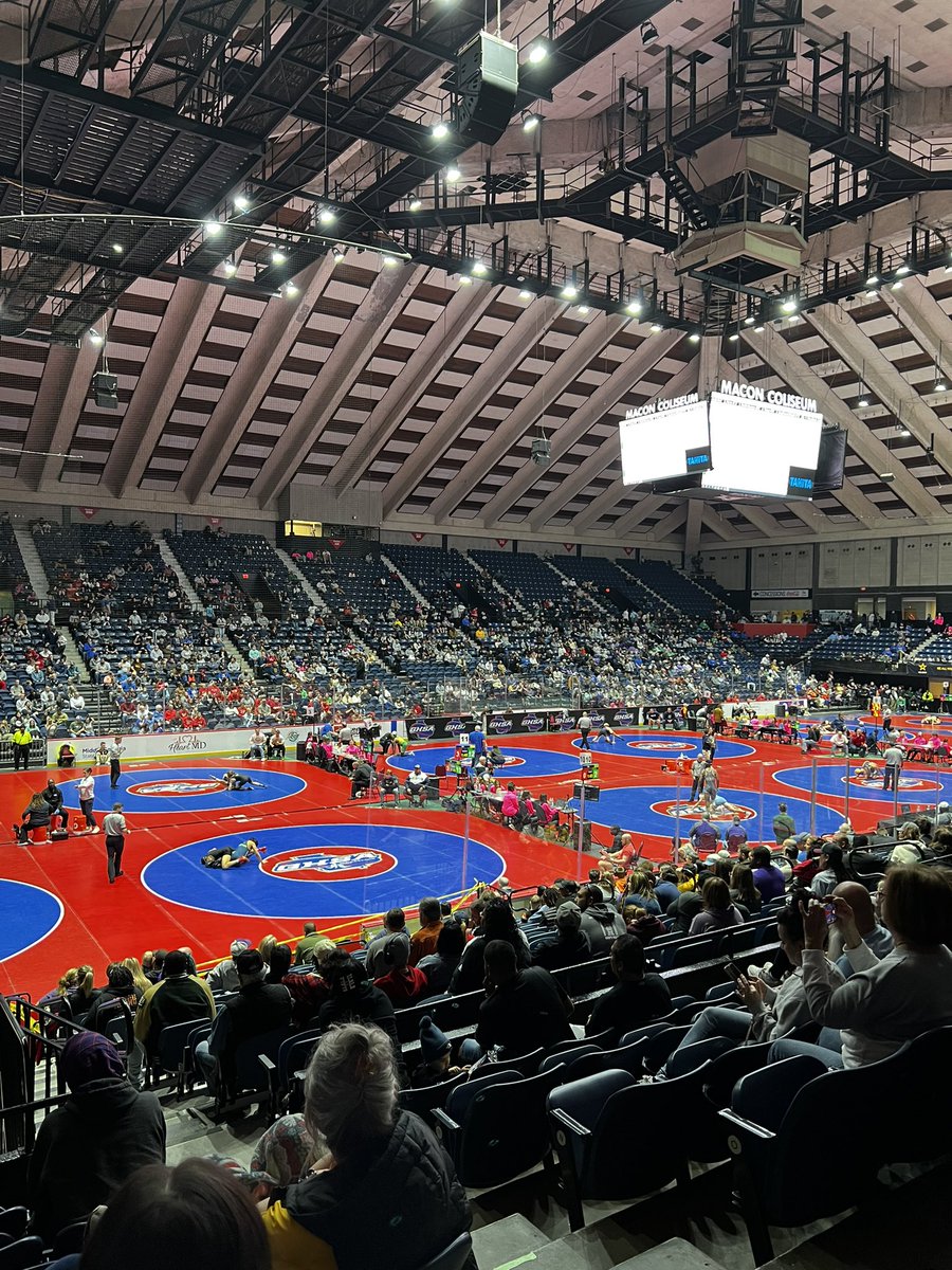 Coach Short (@cshort1522) on Twitter photo Busy day 2day for Hooch Athletics!
At the <a href="/OfficialGHSA/">GHSA</a> state championship tourney in Macon! Here to watch my man <a href="/Durbenwrestling/">Durben Carpenter</a> & <a href="/Hoochwrestling/">Hooch Wrestling</a> in the semi-finals!
Then off to watch <a href="/HoochHoops/">Hooch Hoops</a> boys basketball play for a Region6-5A championship tonight at GAC 8:30pm. Busy day 2day for Hooch Athletics!
At the <a href="/OfficialGHSA/">GHSA</a> state championship tourney in Macon! Here to watch my man <a href="/Durbenwrestling/">Durben Carpenter</a> & <a href="/Hoochwrestling/">Hooch Wrestling</a> in the semi-finals!
Then off to watch <a href="/HoochHoops/">Hooch Hoops</a> boys basketball play for a Region6-5A championship tonight at GAC 8:30pm.