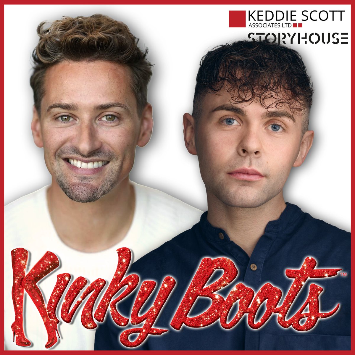 The boots are back! Casting has been announced for the hit musical KINKY BOOTS, which is set to take the stage at <a href="/StoryhouseLive/">Storyhouse</a> this May. 
⭐️JAMES LOWRIE (<a href="/Jameslowrie99/">James Lowrie</a>) and THOMAS SANKEY both playing ANGELS.
#SuperClients
#castingby @JaneAndersonCDG