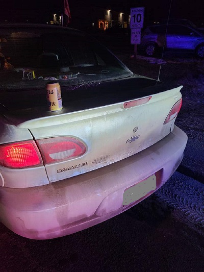 #FortStJohn -  Driver foiled by beer can bit.ly/3whdHnc