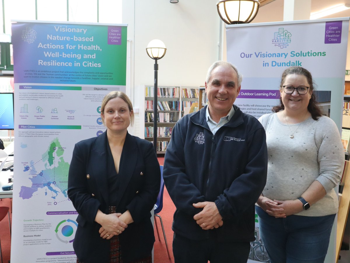 louthcoco's tweet image. The team shared updates on the project&apos;s progress to date and gave an exciting, interactive display of Dundalk’s new Health &amp;amp; Wellbeing Platform, which has been developed. 
An enjoyable, informative morning was had by all #Varcities #VisionarySolutions #Green #Healthy #LouthCoCo