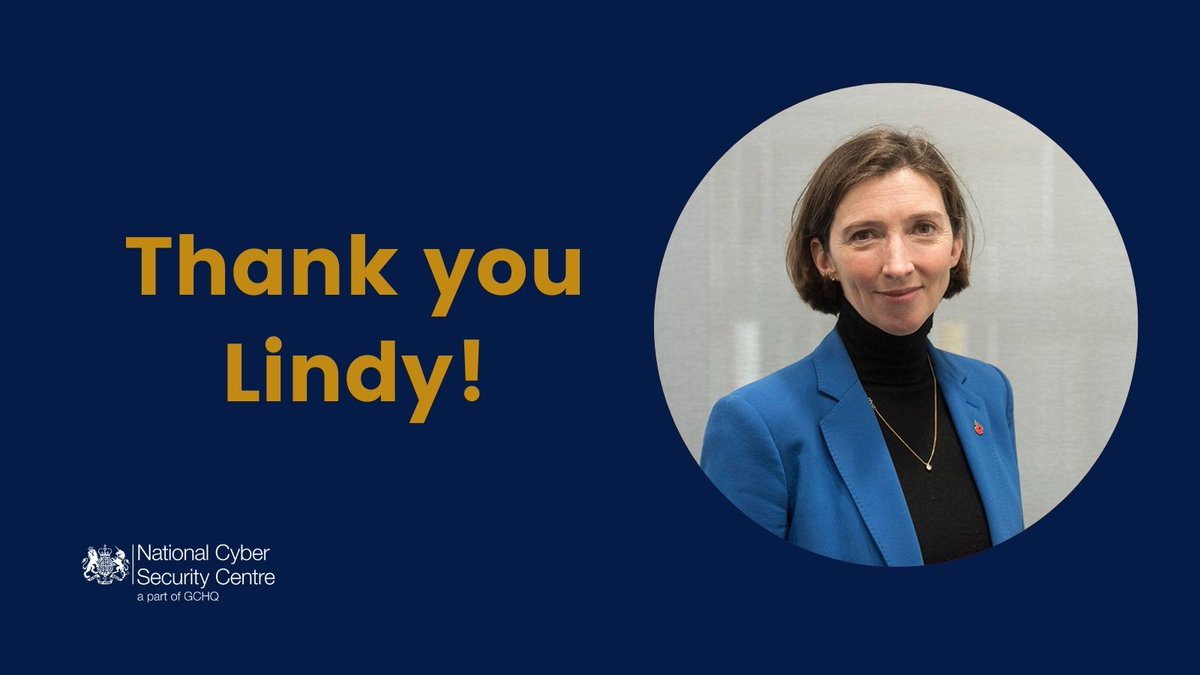 Today as we bid farewell to CEO @lindy_cameron, we reflect on her incredible impact on our organisation for the past three years. Thank you Lindy for your dedication to our mission to make the UK the safest place to live and work online.