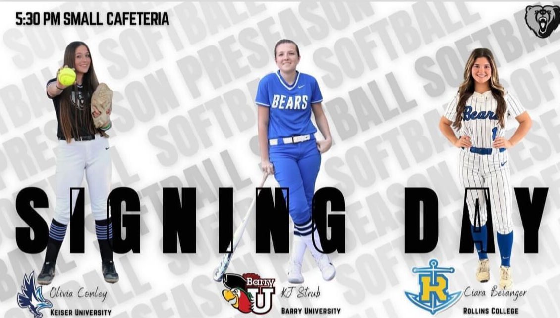 Big day for three of our seniors!
