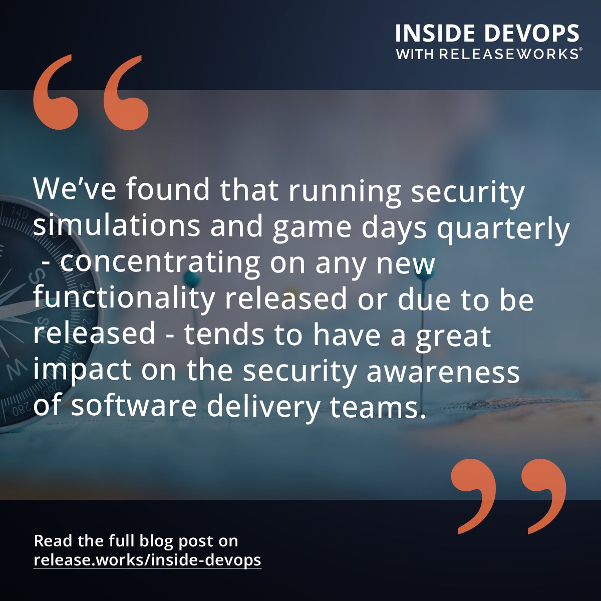 inside_devops's tweet photo. releaseworks: The first 3 steps to take on your DevSecOps journey
https://t.co/yRxDmVkHLa
#infosec #security #devops #devsecops #cloud #ctotips #ciotips #insidedevops #releaseworks https://t.co/DQFvhZ2evC