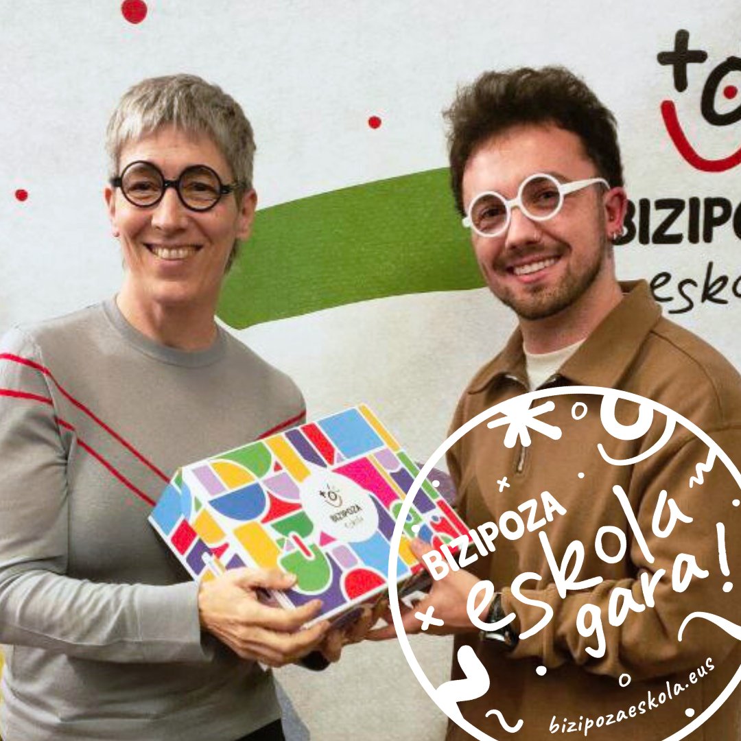 bizipoza_eus's tweet photo. Bizipoza Eskola dira EHU Magisteritza, Urretxindorra ikastola eta Uribarri eskola!!! 🎉
Eta zu? Hezkuntza inklusiboaren alde zaude?
💙💛💚 https://t.co/0QfJX4BZ5P
#BizipozaEskola #Bizipoza #HezkuntzaInklusiboa #Kaxa #Pack #Bizkaia #Bilbo https://t.co/LrX8RtbFlJ
