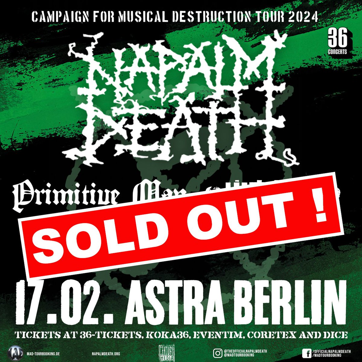 Napalm Death (@officialND) on Twitter photo 2024-02-16 10:54:30