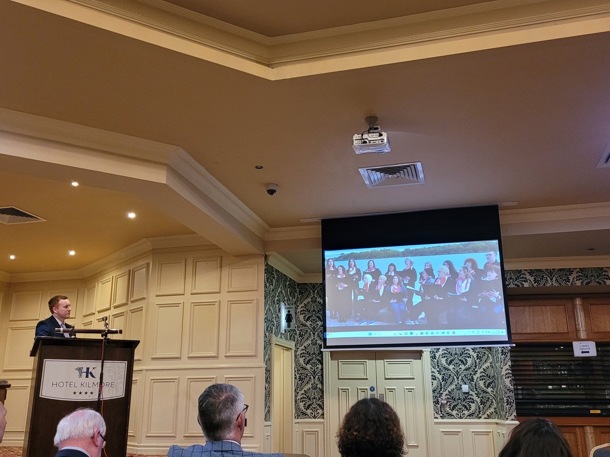 Delighted to attend the launch of the <a href="/Breffni_Int/">Cavan County Local Development</a> Cavan County Local Development Strategic Plan. Starting off the day with a moving rendition of 'Stealaway', an initiative which originated in Cavan