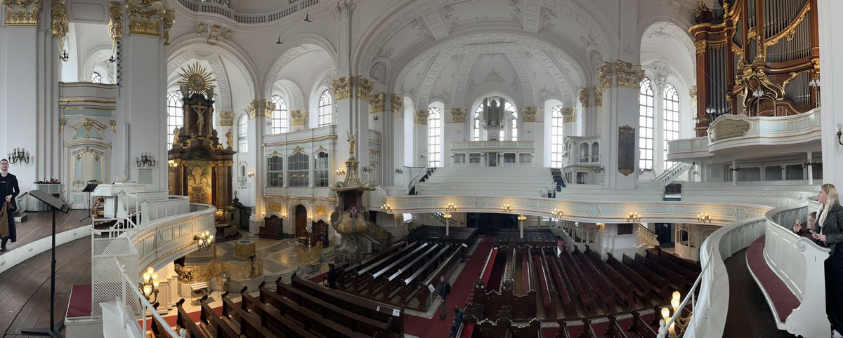 NorSchMusic's tweet photo. Incredibile venue for today’s @NorwichSchool Chapel Choir concert in Hamburg #stmichaelis https://t.co/xiOhptz4VY