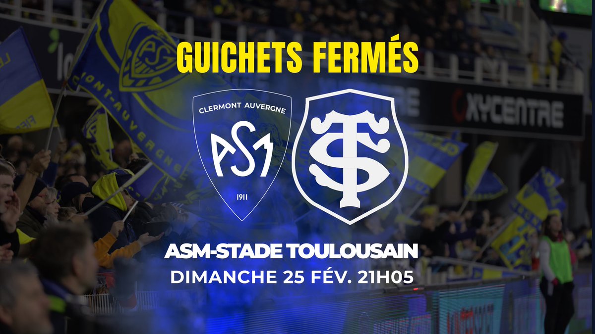 ASMOfficiel's tweet photo. 𝗟𝗮 𝗿𝗲́𝗰𝗲𝗽𝘁𝗶𝗼𝗻 𝗱𝘂 𝗦𝘁𝗮𝗱𝗲 𝗧𝗼𝘂𝗹𝗼𝘂𝘀𝗮𝗶𝗻 𝗮̀ 𝗴𝘂𝗶𝗰𝗵𝗲𝘁𝘀 𝗳𝗲𝗿𝗺𝗲́𝘀 ! 🔒

Merci pour votre soutien 💛💙

#YellowArmy https://t.co/LMRkbrjRwv