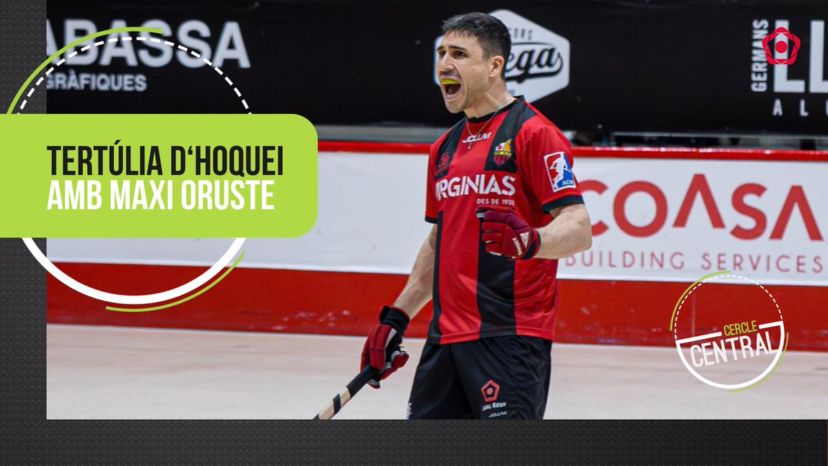 🏑 #CercleCentral | Al programa d'avui:

Tertúlia d'hoquei amb el jugador roig-i-negre <a href="/maxioruste8/">Maxi Oruste</a> 

🎙️ <a href="/jgomiscos13/">Joel Gomis Cos</a> <a href="/noribc3/">Nori</a> <a href="/ricardnotario/">Ricard Notario Mestres</a> 

▶️ canalreustv.cat/programes/cerc…