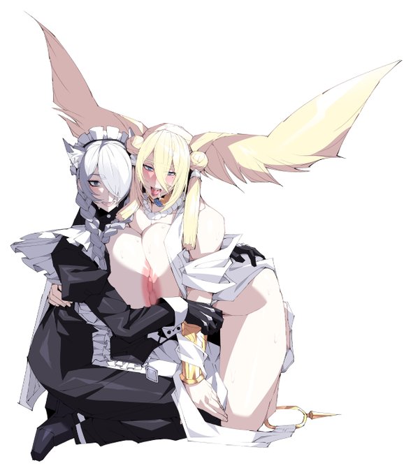 これパッケージのイラスト
片目隠れ獣人メイドが可愛いよ 