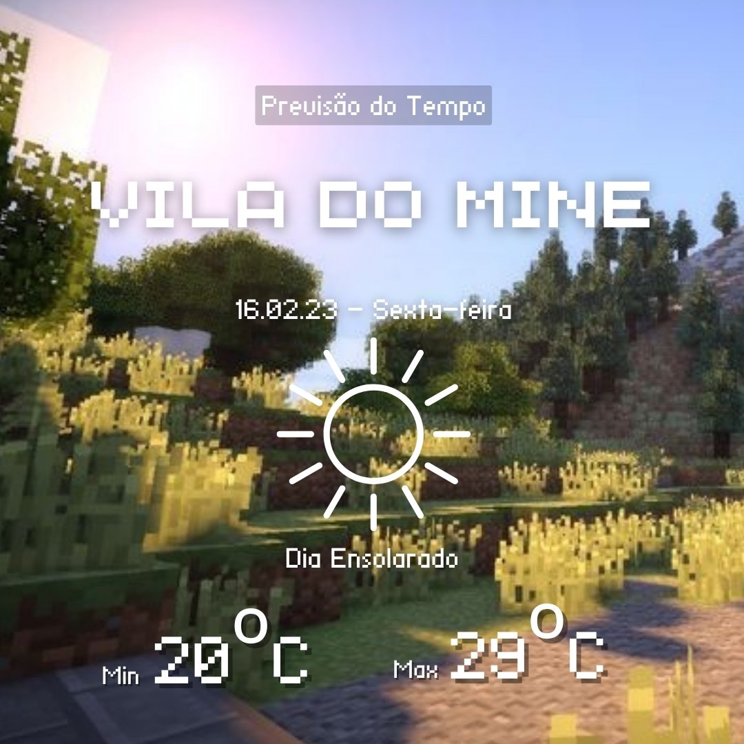 ⠀⠀⠀⠀⠀⠀⠀🌷' 𝑃revisα̃o do tempo.
⠀