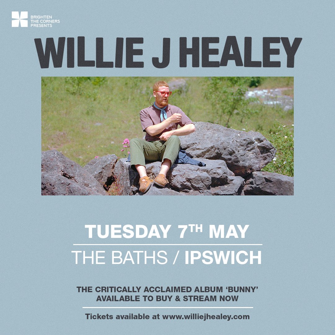 ON SALE NOW: Indie psych-pop artist @WJHealey plays a headline show at @thebathsipswich on Tuesday 7th May! 🎟️ bit.ly/3I2HQZP