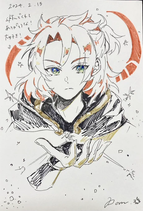 どむちに描いてもろた😭❣️
ありがとう!!!!🫰 