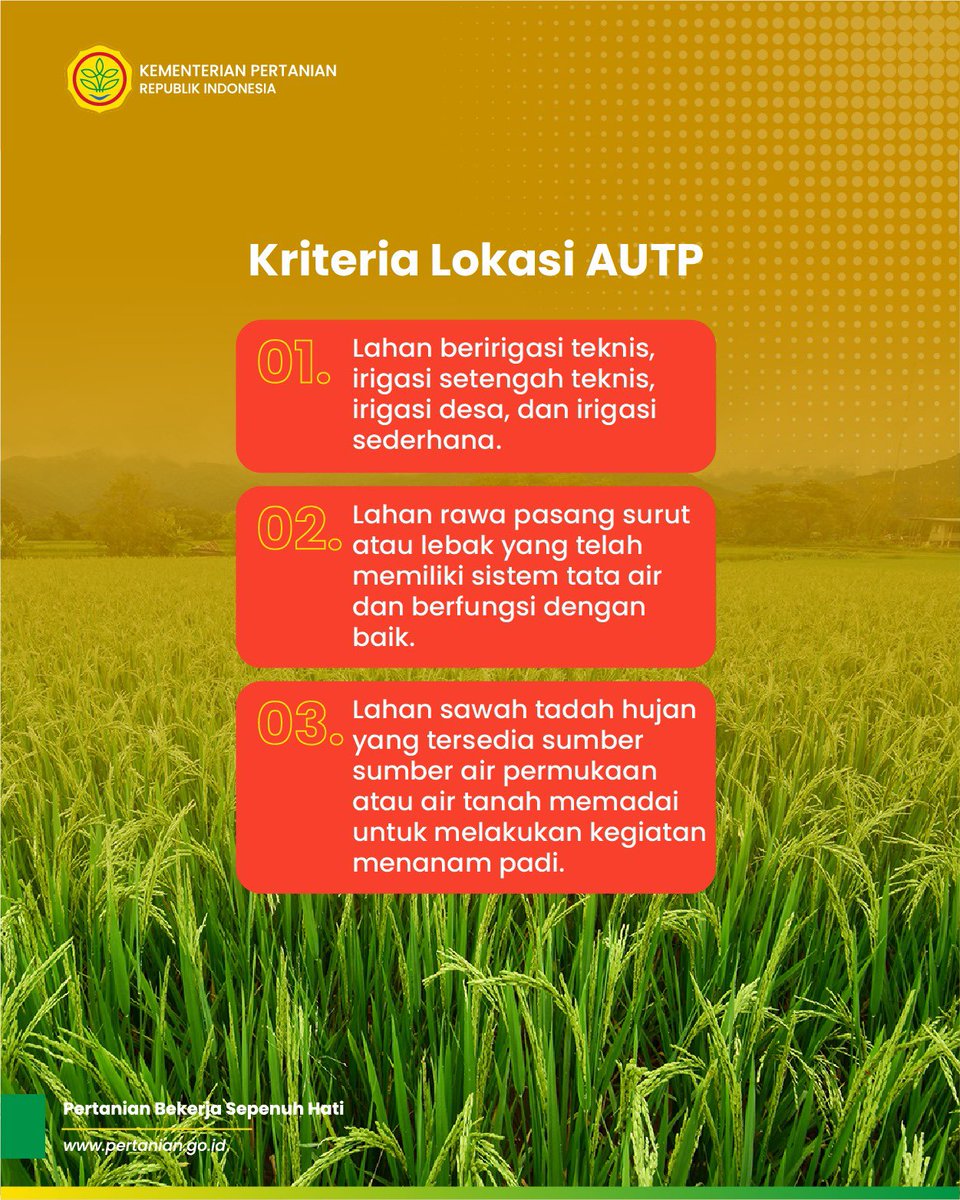 kementan's tweet photo. Lantas, apa tujuan AUTP, bagaimana mekanisme pendaftaran hingga kriteria apa saja yang termasuk dalam klaim asuransi?
Berikut informasinya. Silakan disimak yaaa!
#AUTP #AsuransiUsahaTaniPadi #AntisipasiGagalPanen https://t.co/FatbRjU5Uy