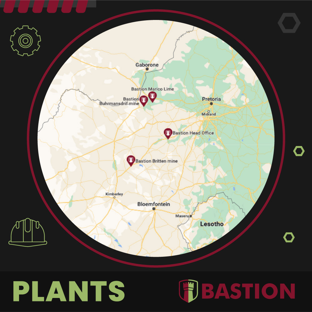 bastionlime's tweet image. #Bastion is the proud owner of three plants!
📍 Marico 
📍 Buhrmansdrif 
📍 Britten 
Contact Bastion on 018 464 7822 or send an email to Sales@BastionLime.co.za for more information.
 #AgriculturalLime #FoundationForGrowth