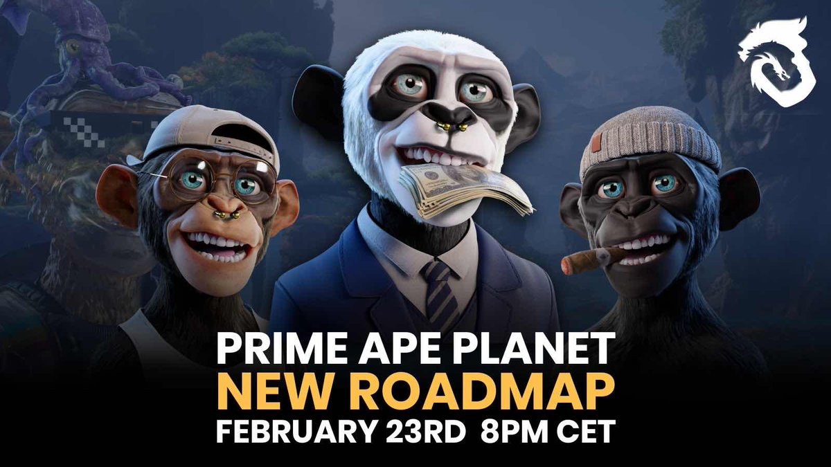 PrimeApePlanet's tweet photo. Get this in you diaries! ~ ROADMAP coming next week!
@PrimeApePlanet 🔥📈 https://t.co/1mtrponYbe