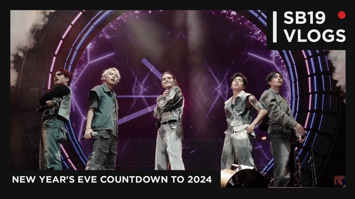🔴 [SB19 VLOGS] New Year’s Eve Countdown to 2024

🔗 youtu.be/dAkN6fLzwJ8

#SB19 #SB19atNYECountdownto2024